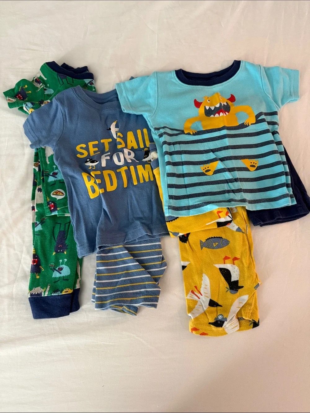 12M Short-Sleeve Carters Pajama Set